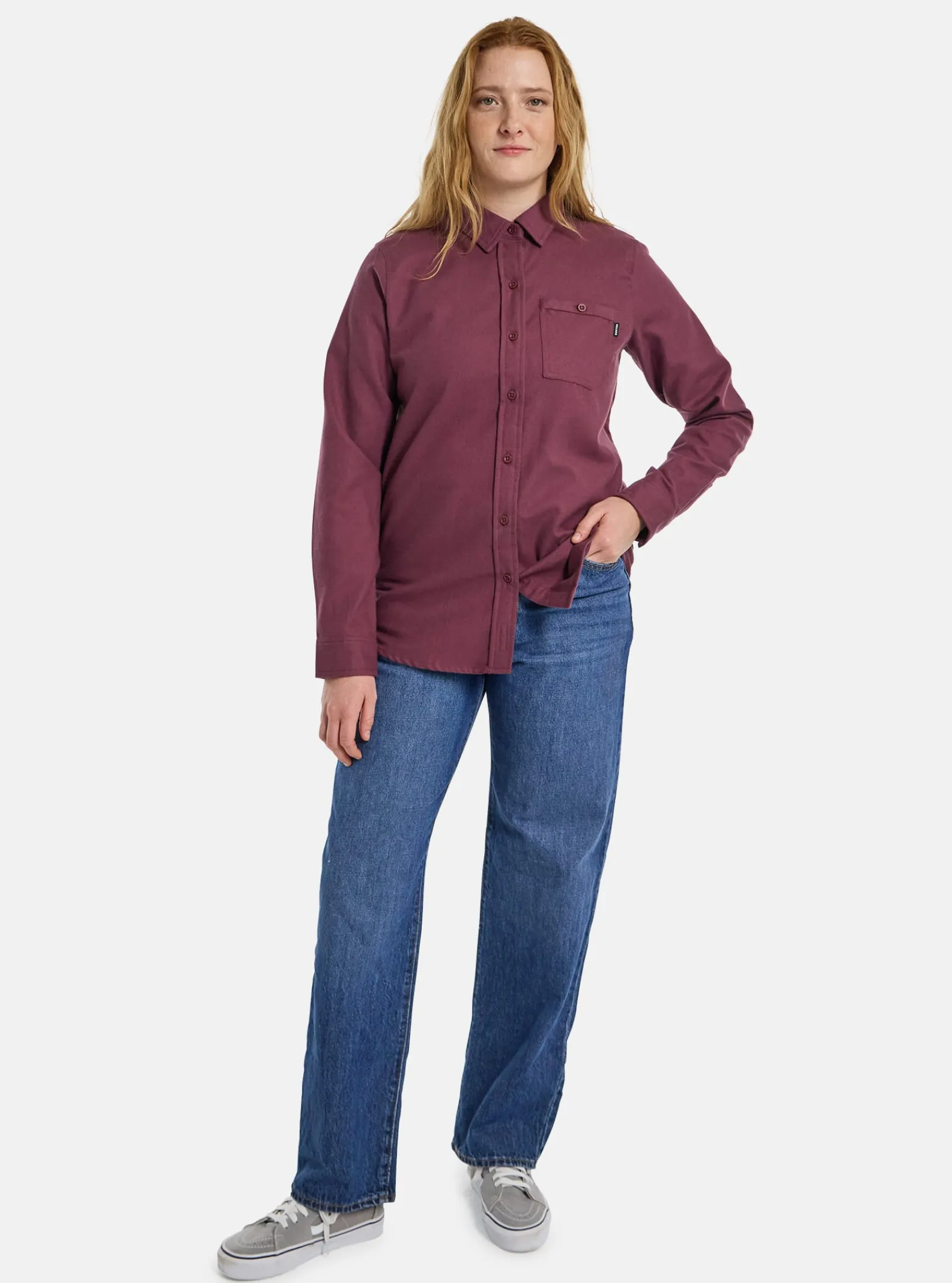 burton__chemise_en_flanel_1-1.webp Femme Burton - Chemise En Flanelle à Manches Longues Favorite Pour Femme