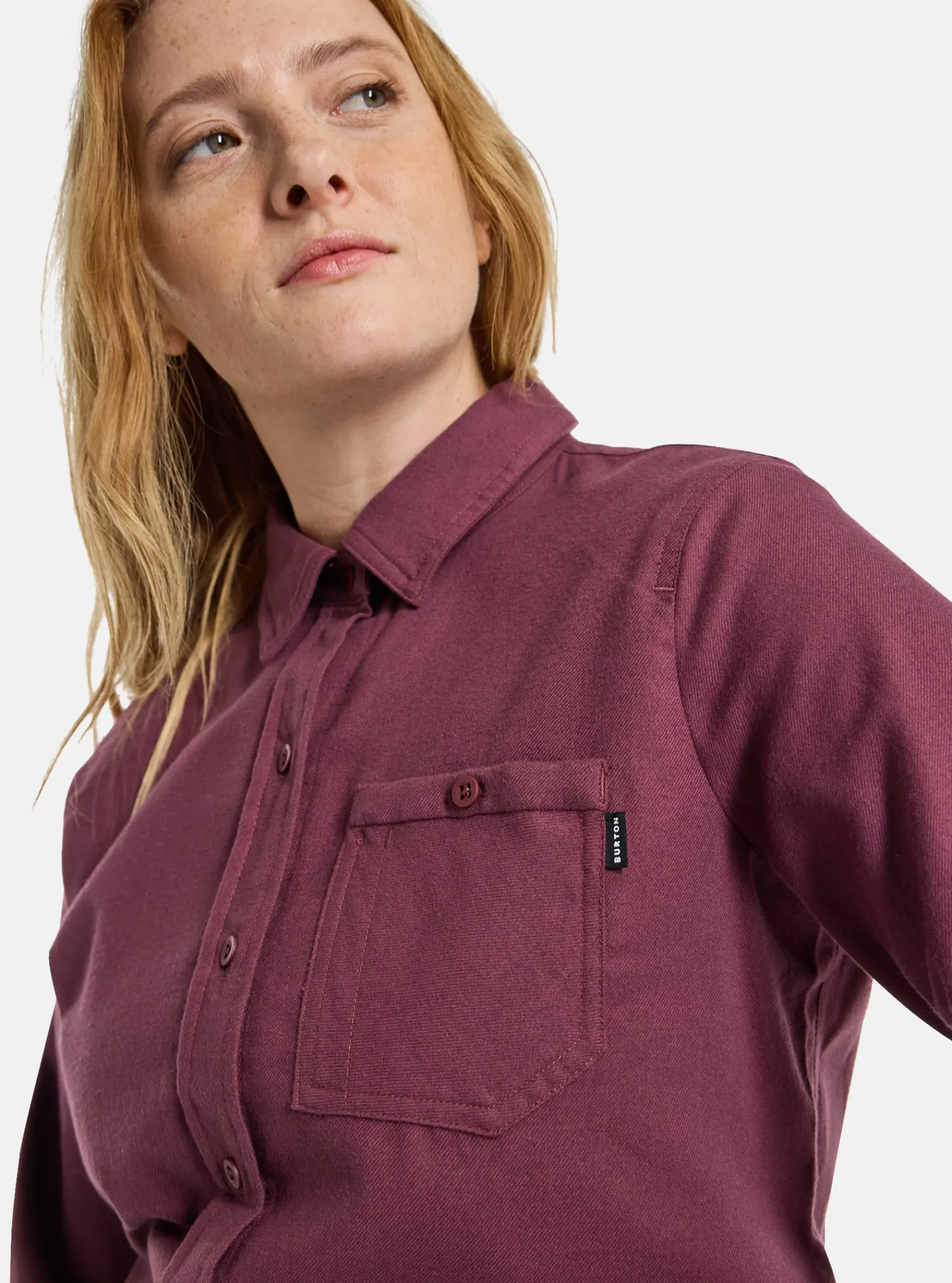 burton__chemise_en_flanel_3-1.webp Femme Burton - Chemise En Flanelle à Manches Longues Favorite Pour Femme