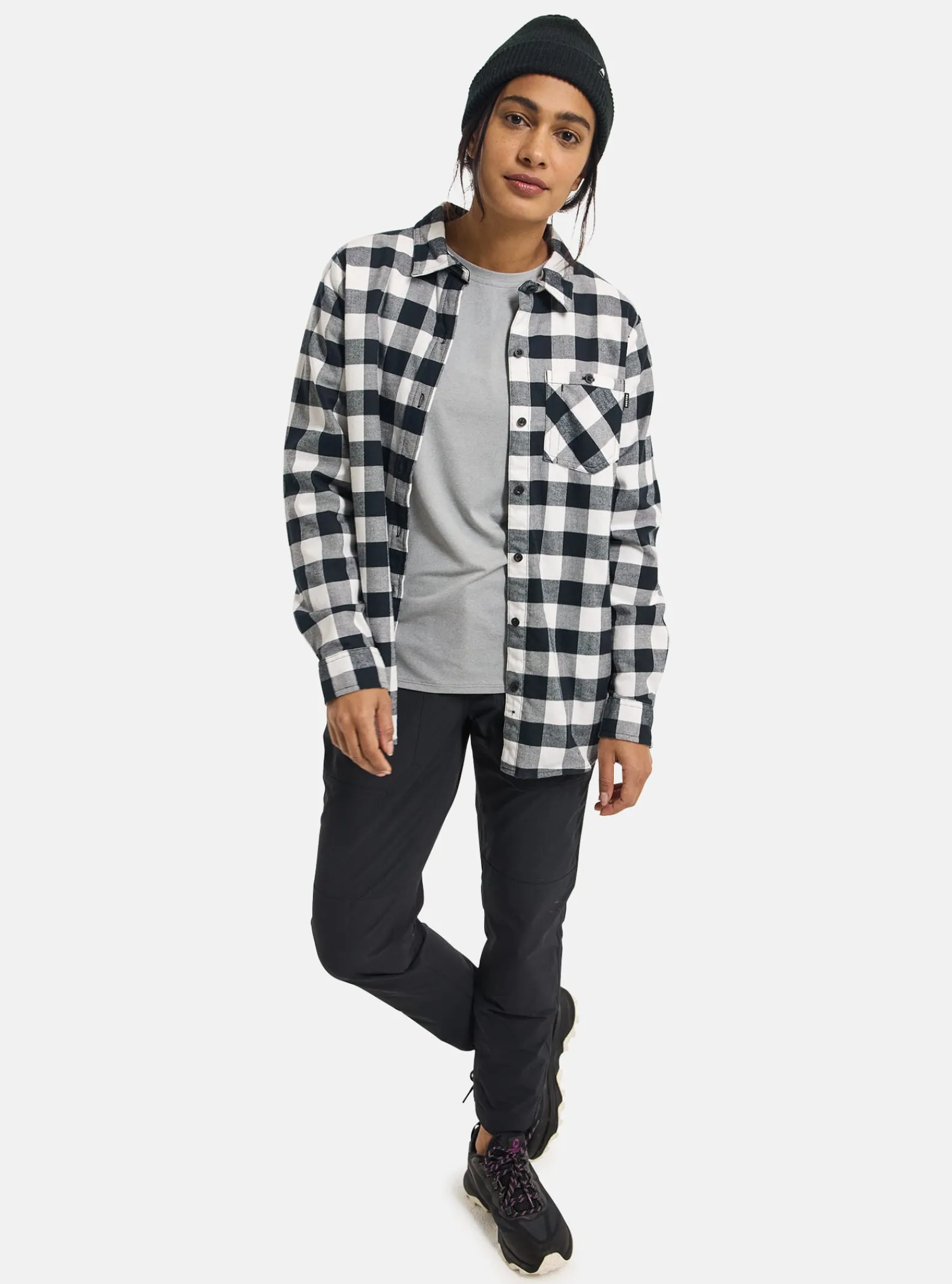 burton__chemise_en_flanel_5.webp Femme Burton - Chemise En Flanelle à Manches Longues Favorite Pour Femme