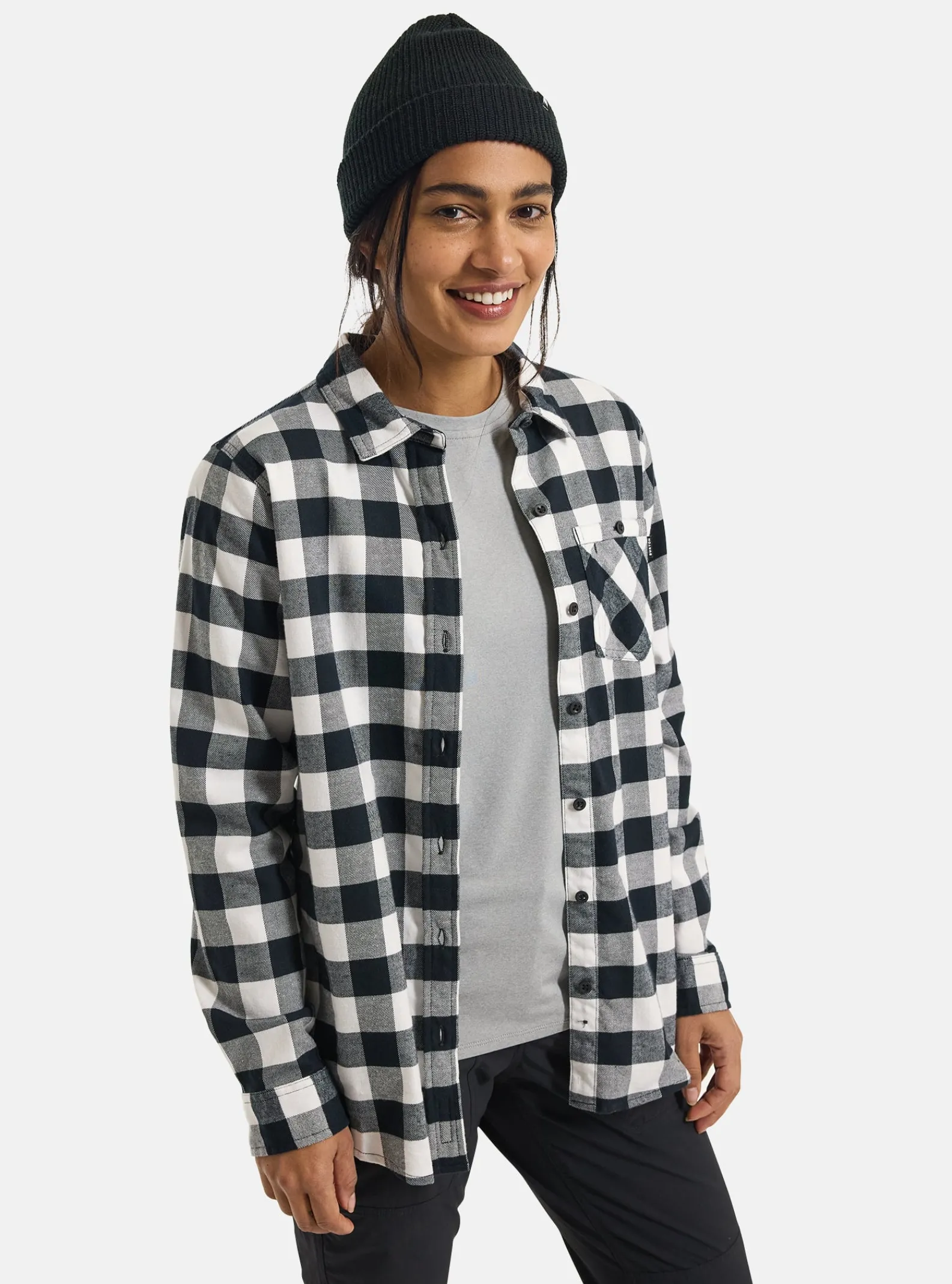 burton__chemise_en_flanel_6.webp Femme Burton - Chemise En Flanelle à Manches Longues Favorite Pour Femme