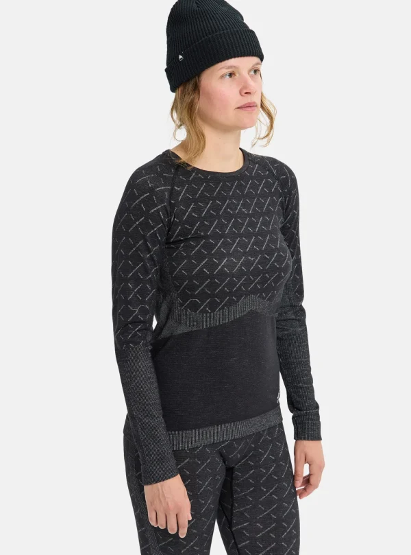 Femme Burton - Haut Sous-vêtement Ras-du-cou En Laine Mérinos [ak] Slokar Femme