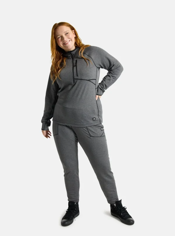 Femme Burton - Polaire Demi-zippée Stockrun Grid Femme