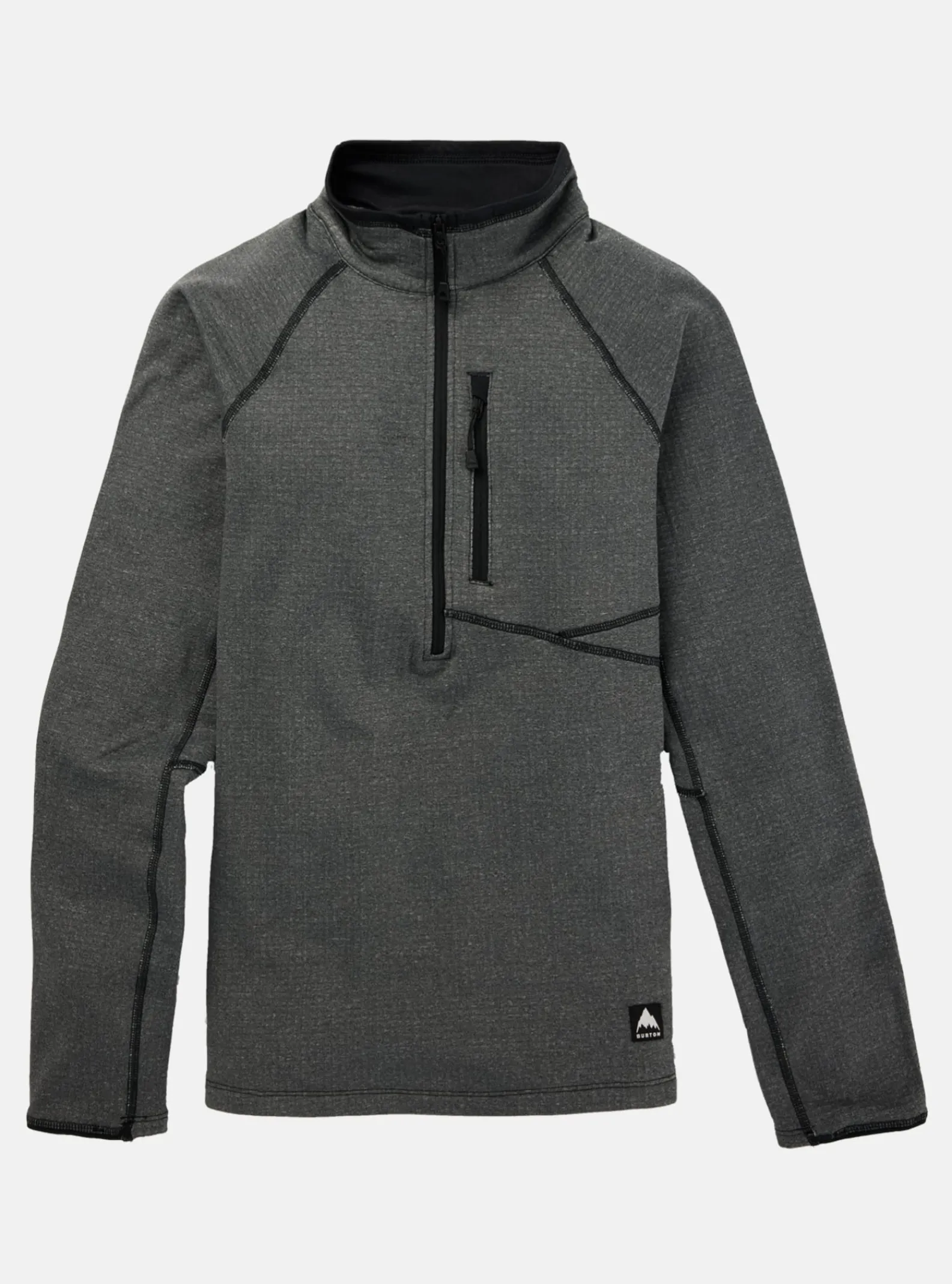 burton__polaire_demizippe_3-1.webp Femme Burton - Polaire Demi-zippée Stockrun Grid Femme