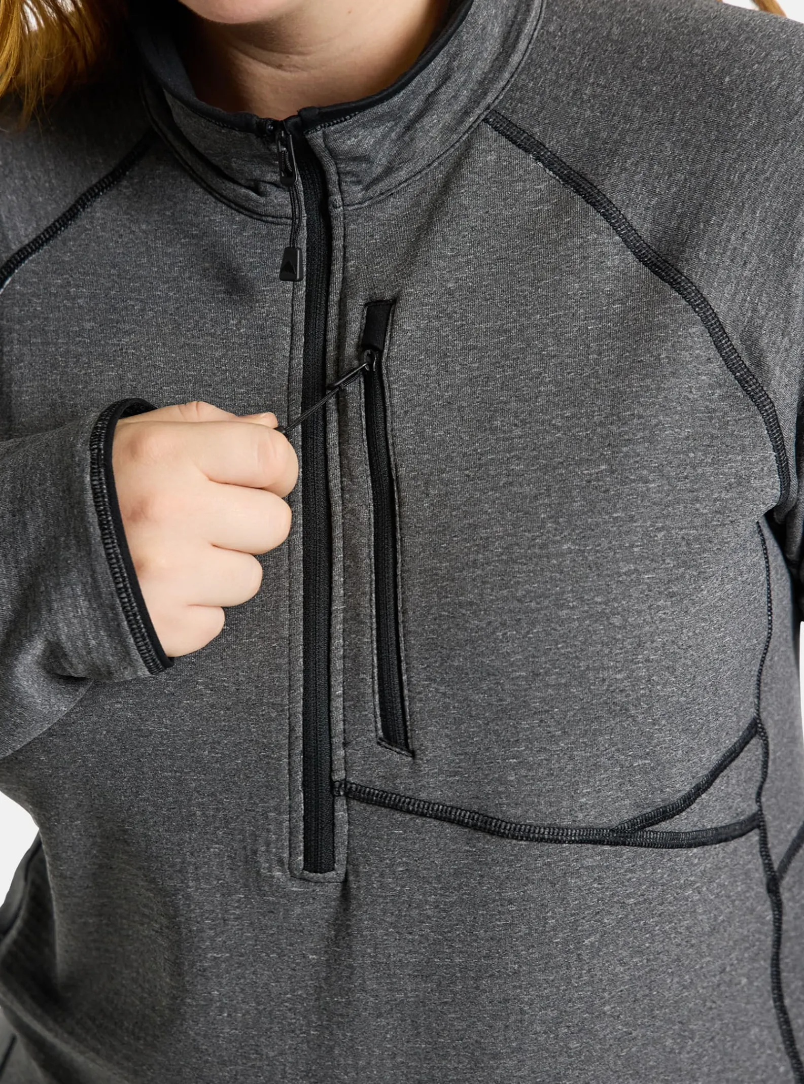 burton__polaire_demizippe_4-1.webp Femme Burton - Polaire Demi-zippée Stockrun Grid Femme