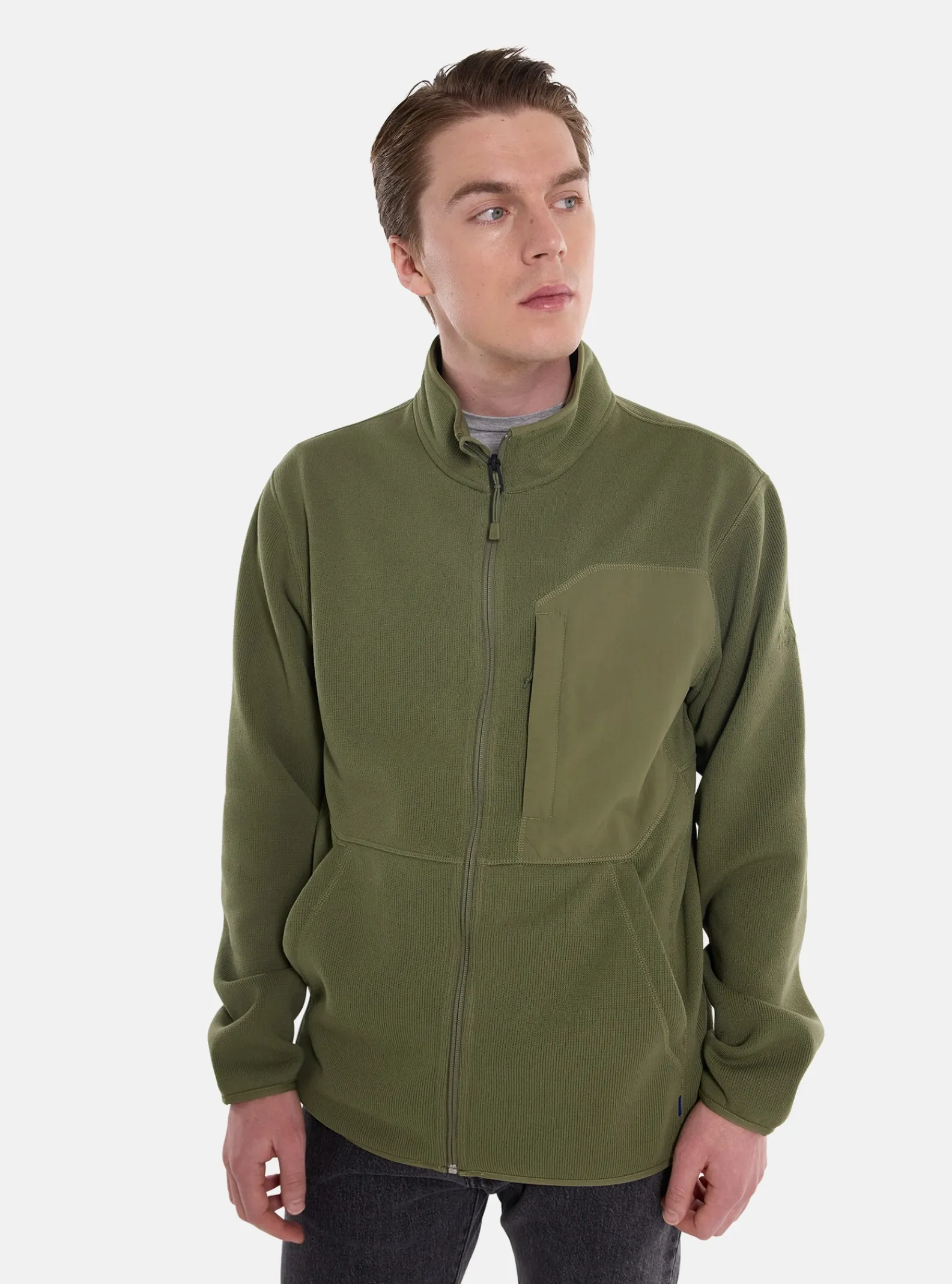 burton__polaire_entiremen_0.webp Homme Burton - Polaire Entièrement Zippée Runin Pour Homme