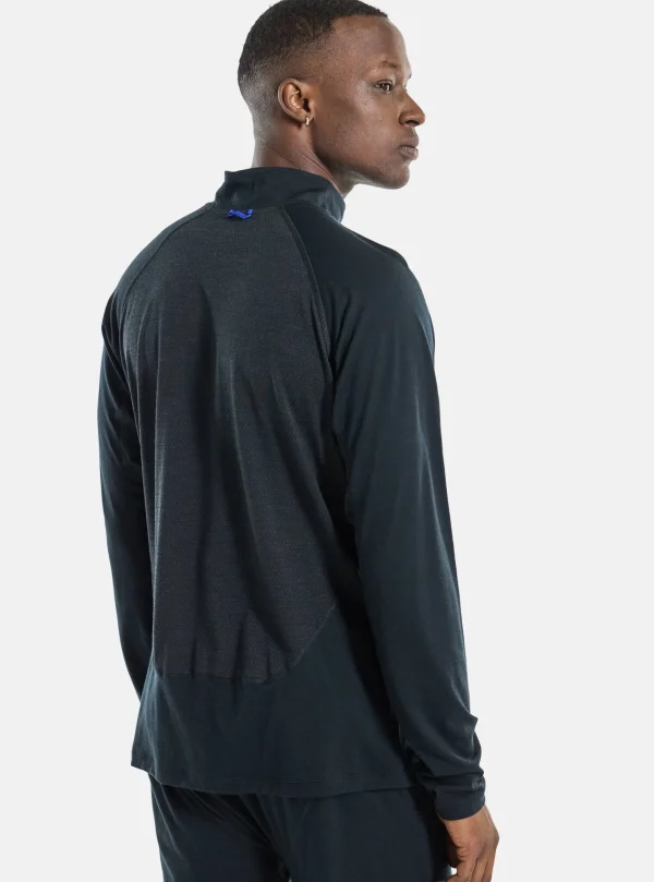 Homme Burton - Sous-vêtement En Laine Mérinos Zippé 1/4 Phayse Homme