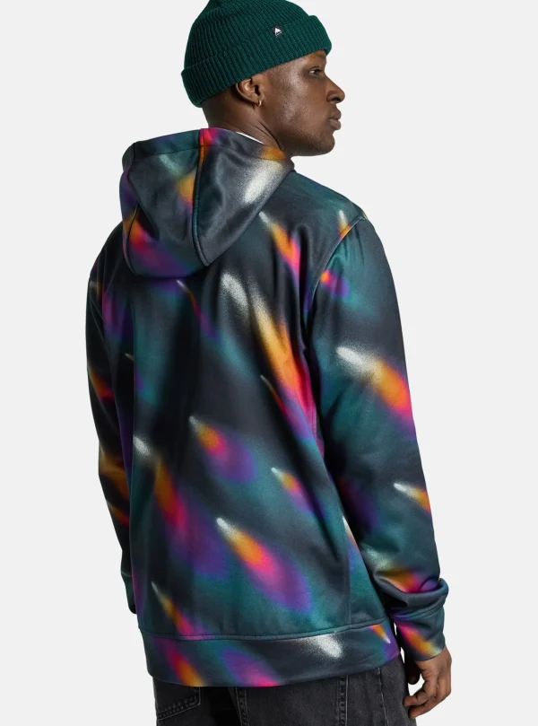 Homme Burton – Sweat à Capuche Zippé Oak Homme