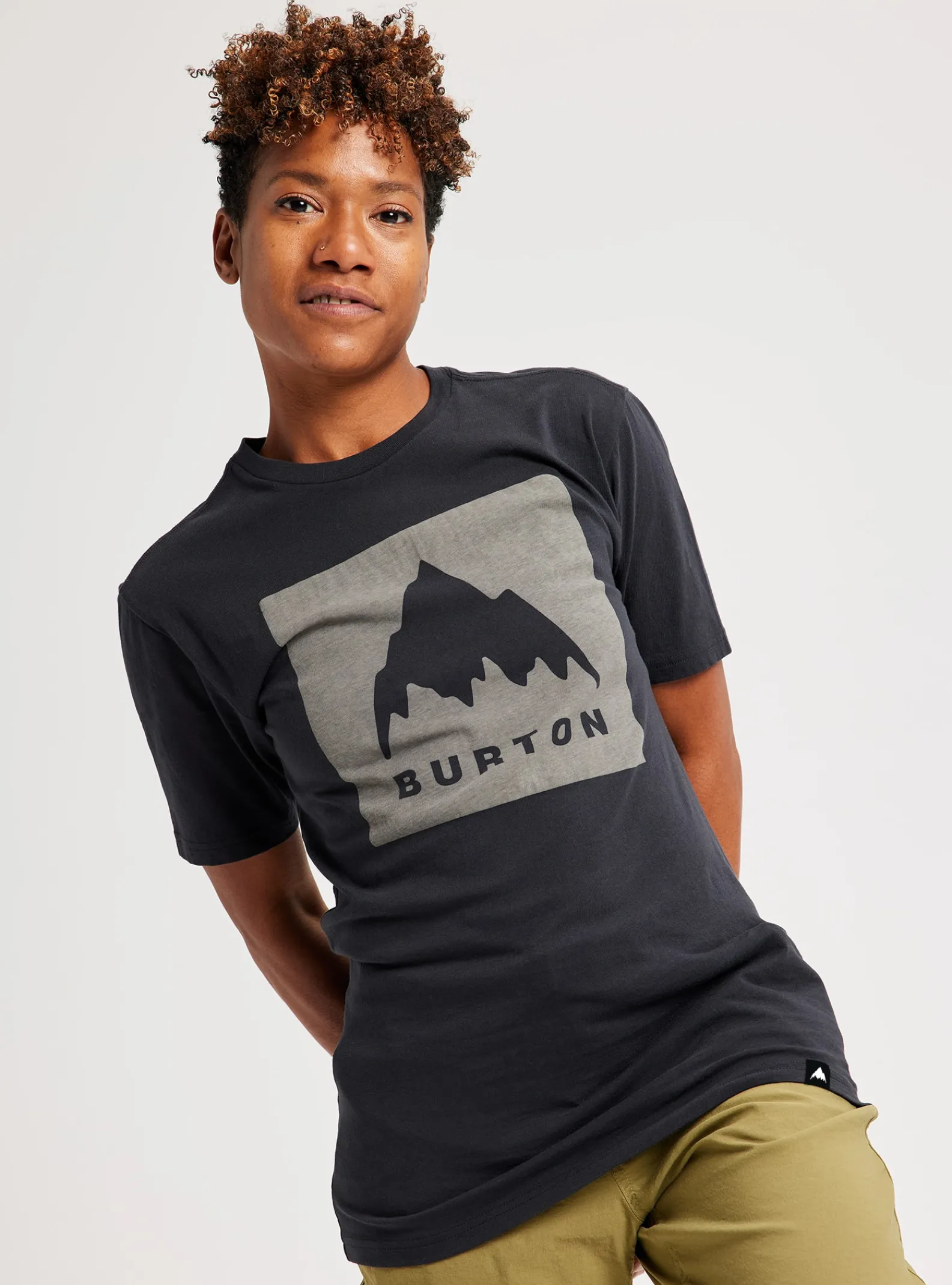 burton__tshirt__manches_c_0-16.webp Femme/Homme Burton - T-shirt à Manches Courtes Coupe Classique Mountain High
