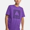 Femme Burton - T-shirt à Manches Courtes Coupe Classique Mountain High