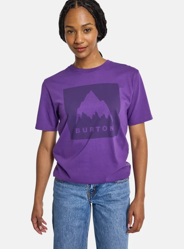 Femme Burton - T-shirt à Manches Courtes Coupe Classique Mountain High