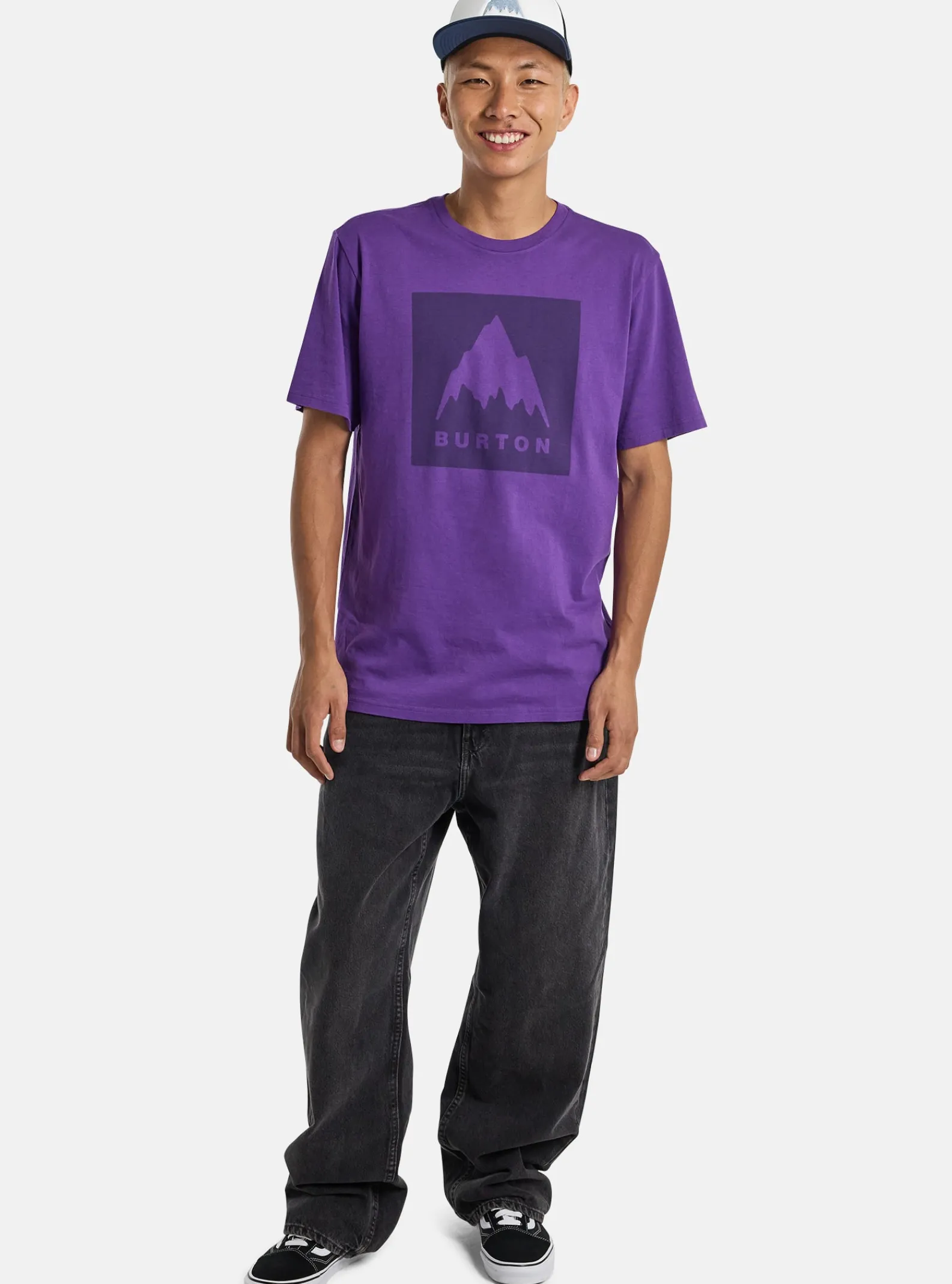 burton__tshirt__manches_c_6-1.webp Femme Burton - T-shirt à Manches Courtes Coupe Classique Mountain High
