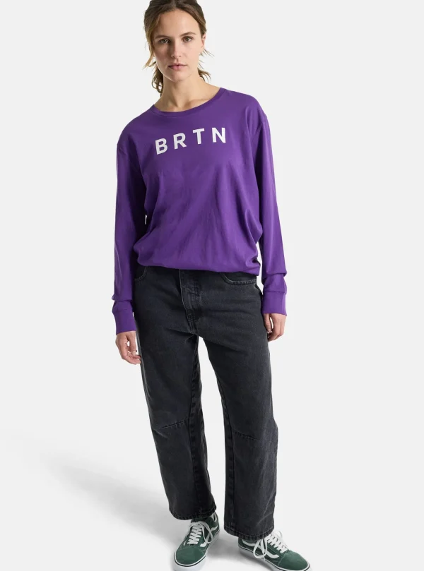Femme Burton - T-shirt à Manches Longues BRTN Femme